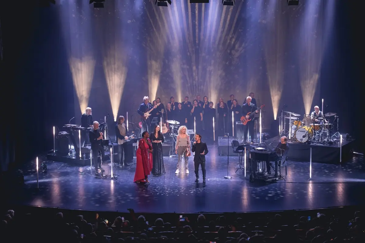 Secret Garden performing live on stage